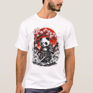 Samurai Panda: Der blühende Krieger T-Shirt