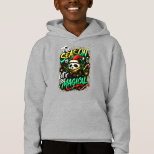 Samurai-Panda-Jungen-Hoodie Coole edle Weihnachtsg Hoodie