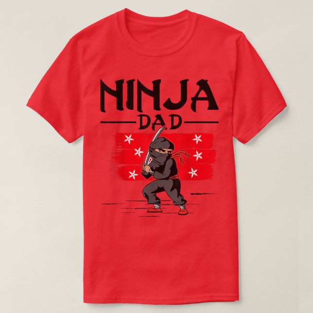 Samurai - Pater Ninja Vater T - Shirt Copy (2) (Design vorne)