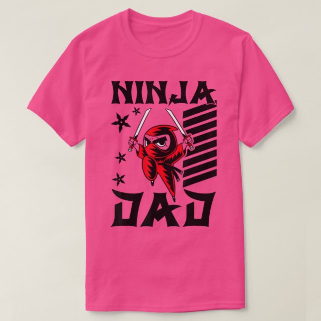 Samurai - Pater Ninja Vater T - Shirt Copy Copy Co (Design vorne)