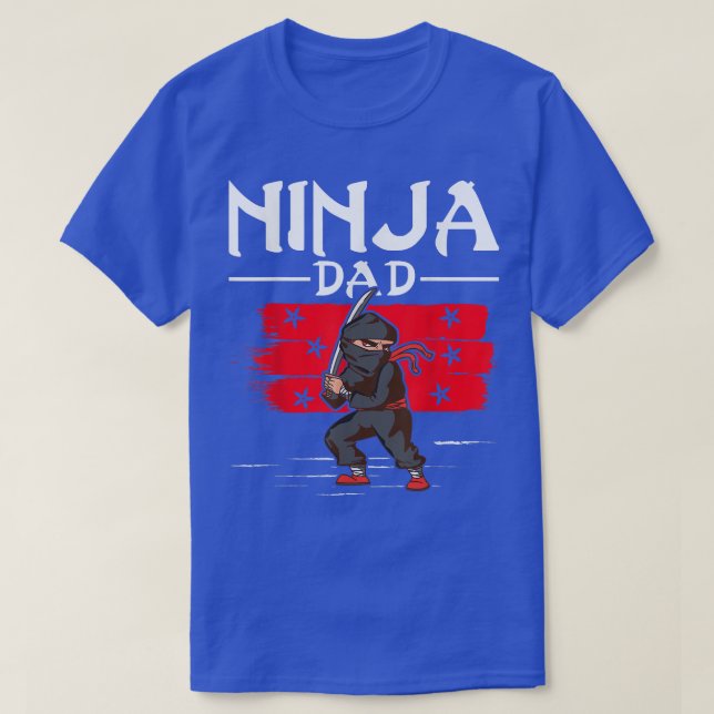 Samurai - Pater Ninja Vater T - Shirt Copy Copy Co (Design vorne)