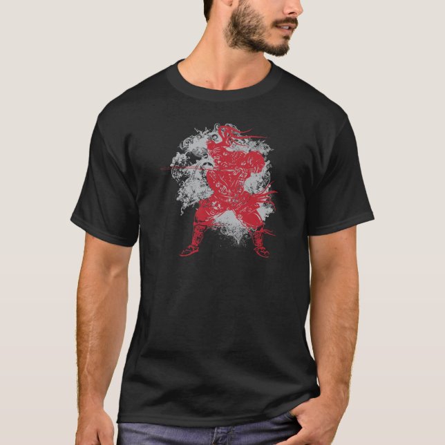 Samurai-Pose T-Shirt (Vorderseite)