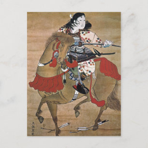 Samurai Postkarte