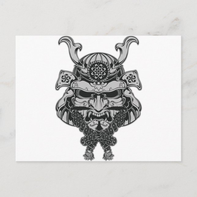 Samurai Postkarte (Vorderseite)