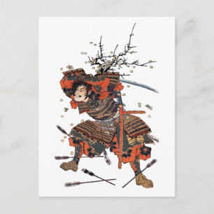 Samurai Postkarte