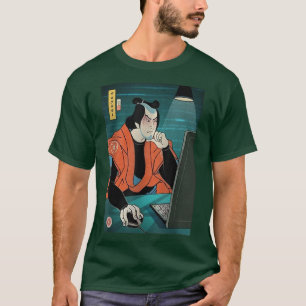 Samurai Programmer 4 Code Developer Ukiyoe T-Shirt
