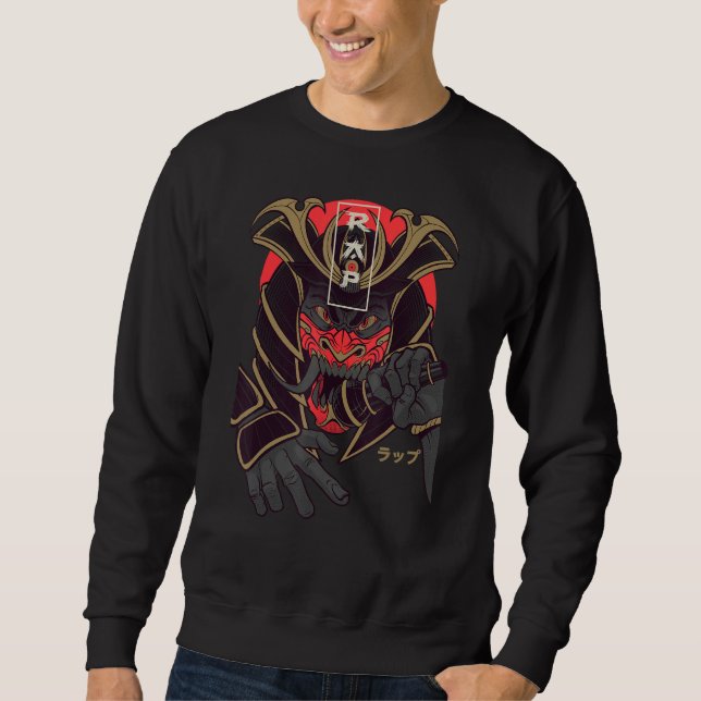 Samurai Rap Streetwear Rapper Shogun Urban Street  Sweatshirt (Vorderseite)
