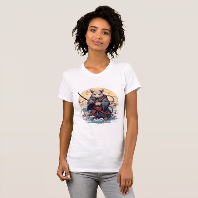 Samurai Rat Women's T-Shirts (Vorne ganz)