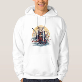 Samurai-Ratte Erwachsener Pullover Hoodie