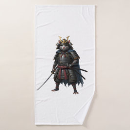 Samurai-Ratten-Krieger Badehandtuch