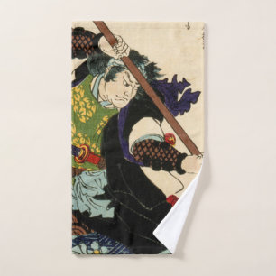 Samurai Ronin By Tsukioka Yoshitoshi 1869 Handtuch