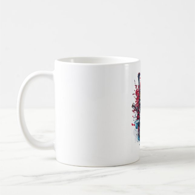Samurai-Schädelkrieger Kaffeetasse (Links)