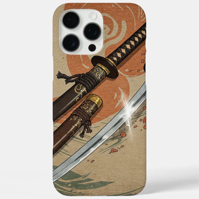 Samurai Schwerter Case-Mate iPhone Hülle (Rückseite)