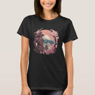 Samurai-Schwerter Japanisch Retro Vintage Bushido T-Shirt