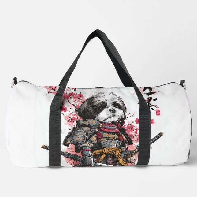 Samurai Shih Tzu � Epischer Kriegerhund Duffle Bag (Vorderseite)