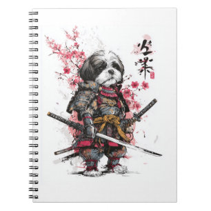 Samurai Shih Tzu � Epischer Kriegerhund Notizblock