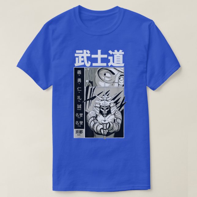 Samurai Shirt Sword Fighter Japanese Martial Arts  (Design vorne)