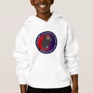 Samurai-Silhouette - Zitat eines japanischen Krieg Hoodie