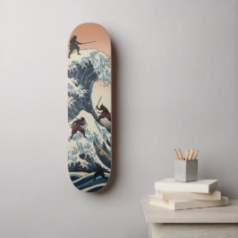 SAMURAI Skateboard – Japanese Ukiyo-e Inspired Art