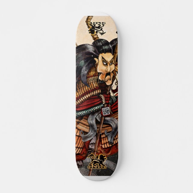 Samurai-Skateboard Skidone Skateboard (Vorne)