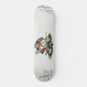 Samurai Skateboards aquarelle Bambuslandschaft