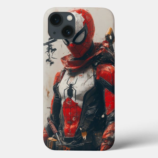 Samurai Spider-Man: Web-Slinger Shinobi Art Handyh Case-Mate iPhone Hülle (Rückseite)
