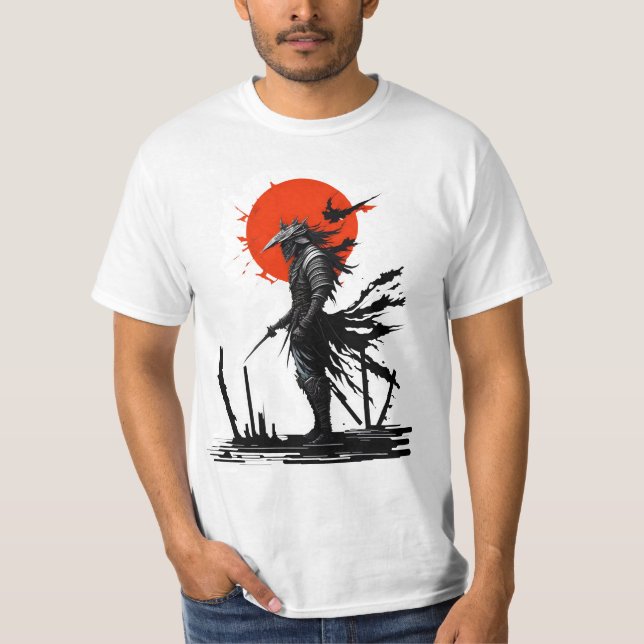 Samurai Spirit: T - Shirt des Mondkriegers (Vorderseite)