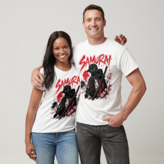 Samurai Street Spirit – Japanischer Krieger T-Shirt