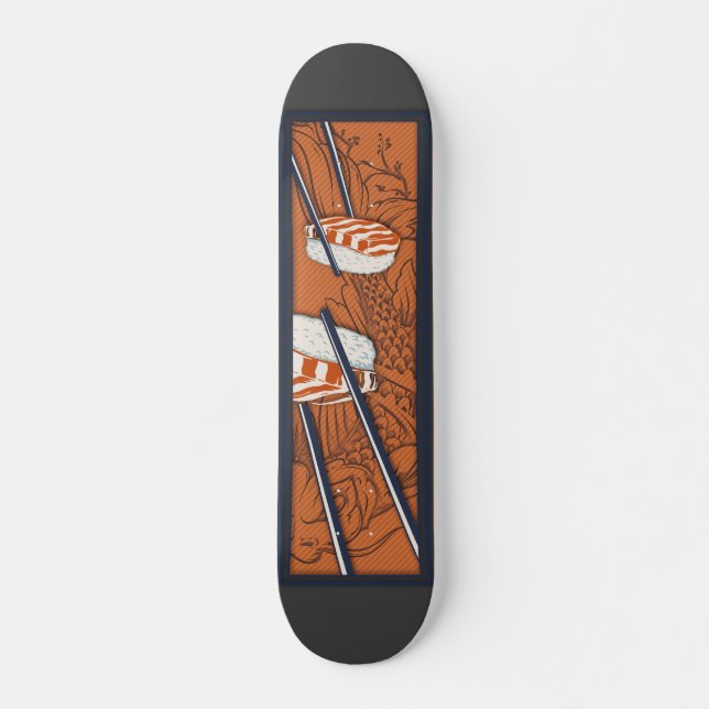 Samurai Sushi Japan Skateboard (Vorne)