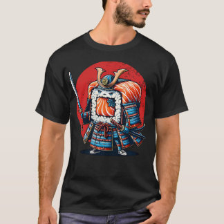 Samurai Sushi Japanischer Krieger Klasse Shogun T-Shirt