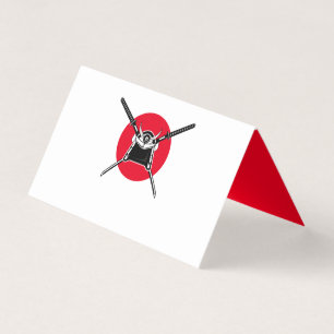 Samurai Table Signs Visitenkarten