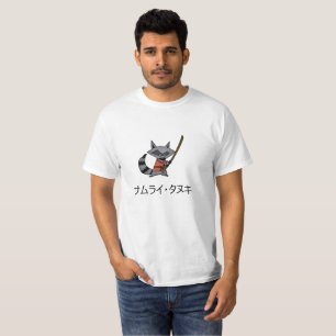 Samurai Tanuki T - Shirt (Tanuki)