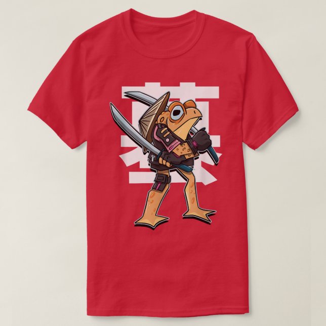 Samurai Toad T-Shirt (Design vorne)