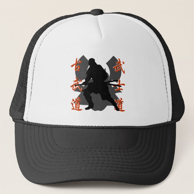 Samurai Trucker Hat Truckerkappe (Vorderseite)