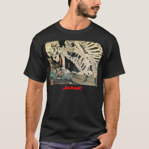 Samurai-und des Skelett-C. 1800's Shirt