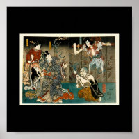 Samurai und Geister, um 1800