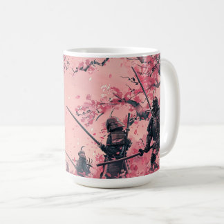 Samurai und Sakura Kaffeetasse