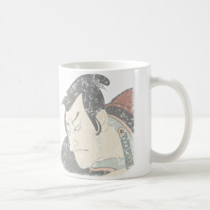 Samurai verblasst tasse