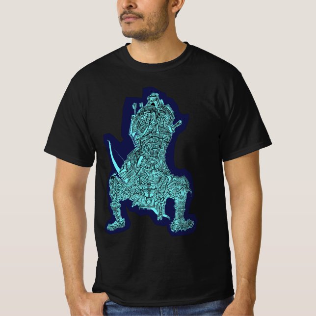 Samurai von Brian Benson T-Shirt (Vorderseite)