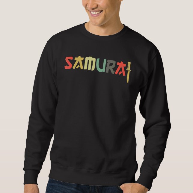 Samurai Warrior Armor Japanischer Gefechter Samura Sweatshirt (Vorderseite)