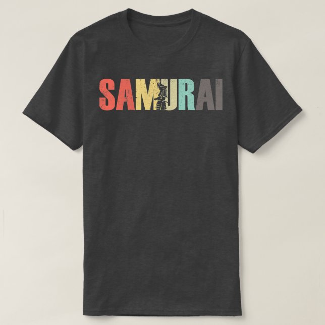 Samurai Warrior Armor Japanischer Gefechter Samura T-Shirt (Design vorne)