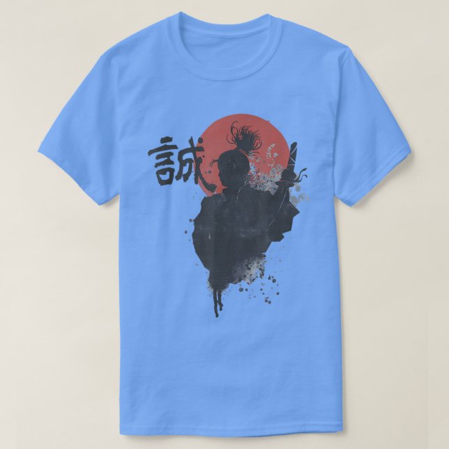 Samurai Warrior Code Bushido Japanisches Kanji MAK T-Shirt (Design vorne)