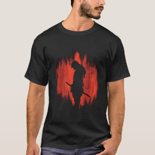 Samurai Warrior Fighter Bushido Japanisches Schwer T-Shirt