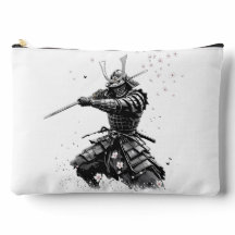 Samurai Warrior in Action Japanese Art Ceramic
