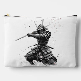 Samurai Warrior in Action Japanese Art Ceramic  Zubehörtasche