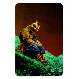 Samurai Warrior in Golden Armor - Episch Japanisch Magnet