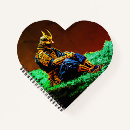 Samurai Warrior in Golden Armor - Episch Japanisch Notizbuch