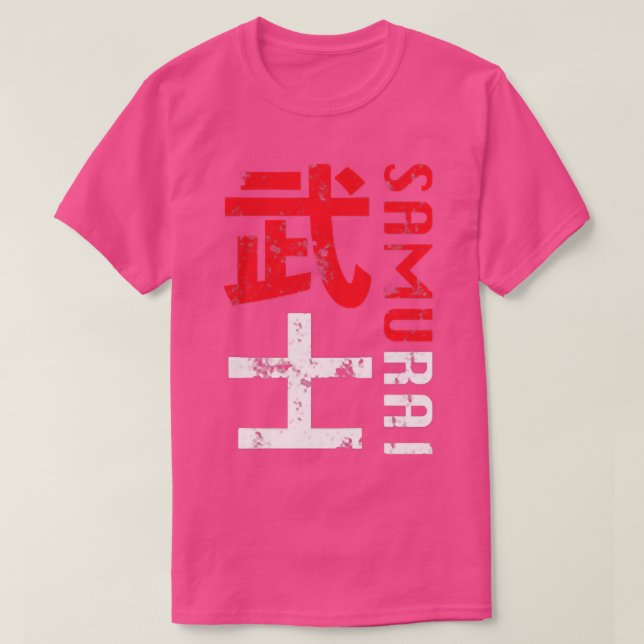 Samurai Warrior Japan erschüttert Grafik T-Shirt (Design vorne)