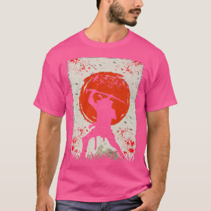 Samurai Warrior Japanischer Schwertfisch T-Shirt