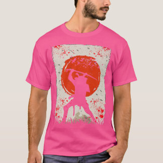 Samurai Warrior Japanischer Schwertfisch T-Shirt